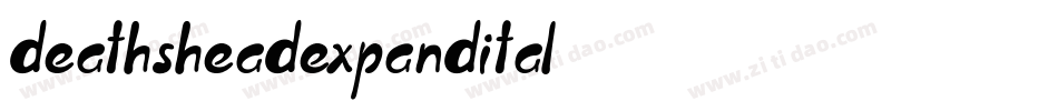 deathsheadexpandital字体转换