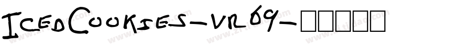 IcedCookies-vr69字体转换