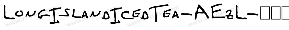 LongIslandIcedTea-AEzL字体转换