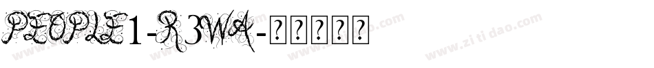 People1-r3WA字体转换
