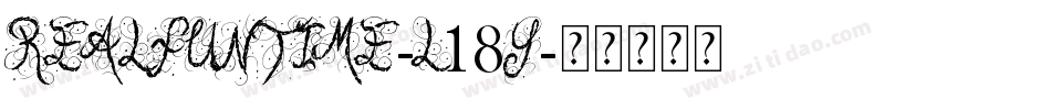 RealFunTime-L18y字体转换
