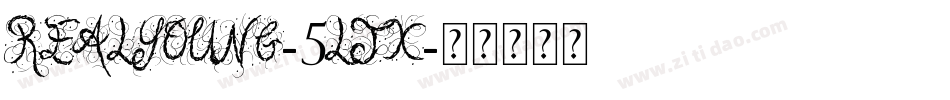 RealYoung-5Ljx字体转换