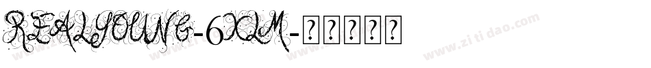RealYoung-6XLM字体转换