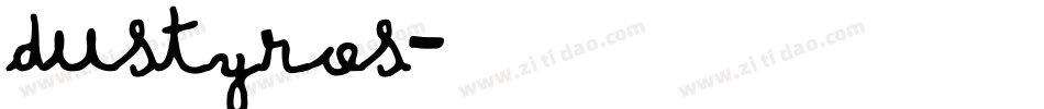 DUSTYROS字体转换