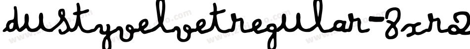 DustyVelvetRegular-8XR2字体转换