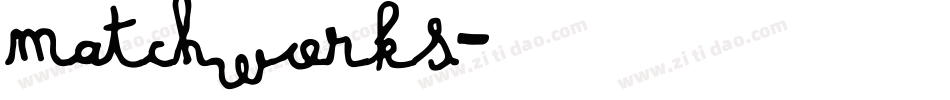 Matchworks字体转换