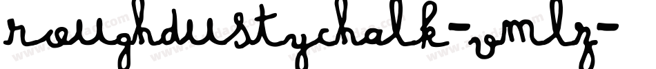 RoughDustyChalk-VmLZ字体转换