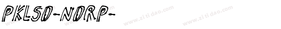 PkLsd-nDrP字体转换