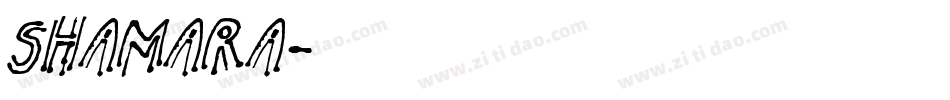 Shamara字体转换