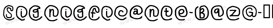 Signigficante-BqzG字体转换