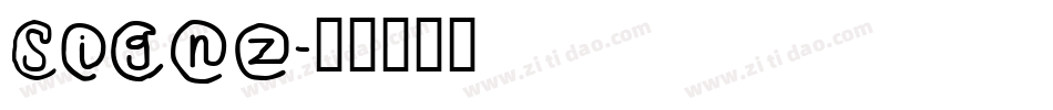Signz字体转换