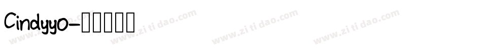 Cindyyo字体转换