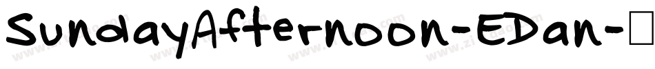 SundayAfternoon-EDan字体转换
