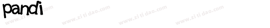 pandi字体转换