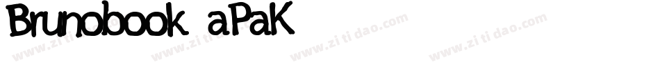 Brunobook-aPaK字体转换