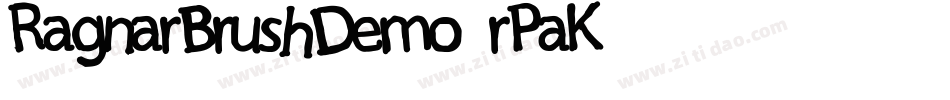 RagnarBrushDemo-rPaK字体转换