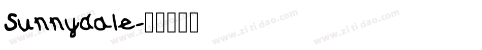 Sunnydale字体转换