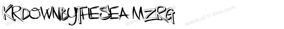 KrDownByTheSea-mZRG字体转换