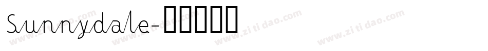 Sunnydale字体转换