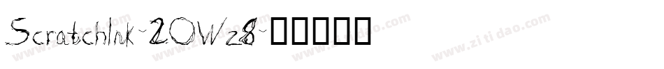 ScratchInk-2OWz8字体转换