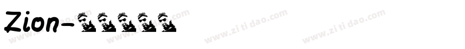 Zion字体转换