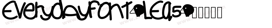 Everydayfont-LEq5字体转换