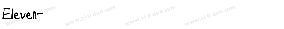 Eleven字体转换
