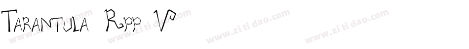 Tarantula-Rpp3V字体转换