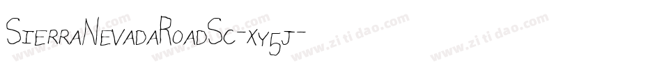 SierraNevadaRoadSc-xy5j字体转换