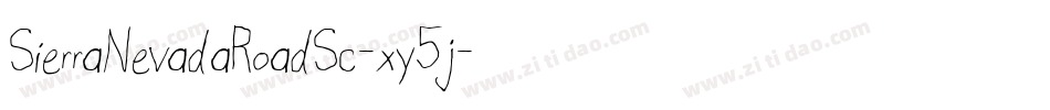 SierraNevadaRoadSc-xy5j字体转换
