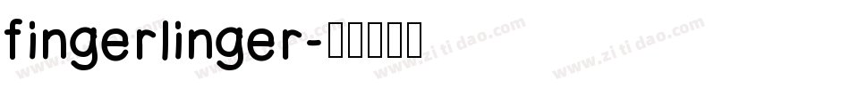 fingerlinger字体转换
