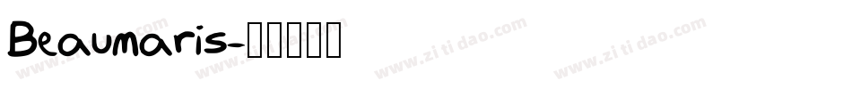 Beaumaris字体转换
