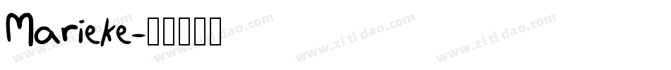 Marieke字体转换
