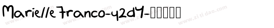 MarielleFranco-y2dY字体转换