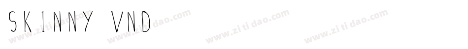 Skinny-VnD0字体转换