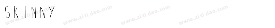 Skinny字体转换