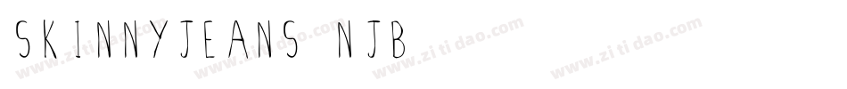 SkinnyJeans-nJB4字体转换
