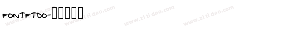 fontftdo字体转换