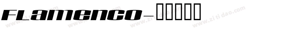 Flamenco字体转换