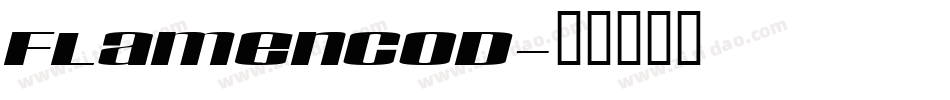 FlamencoD字体转换