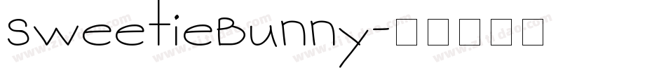 SweetieBunny字体转换