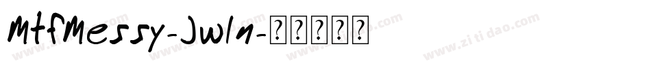 MtfMessy-Jw1n字体转换