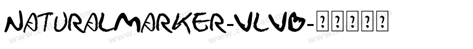 NaturalMarker-VlVB字体转换