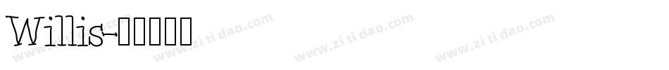 Willis字体转换