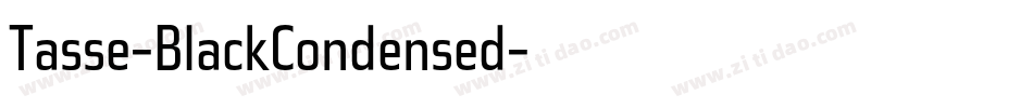 Tasse-BlackCondensed字体转换