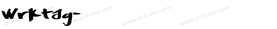 Wrktag字体转换