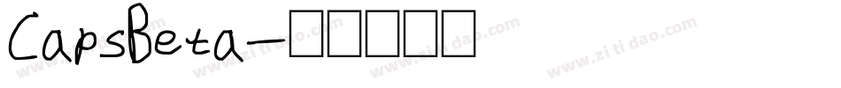 CapsBeta字体转换