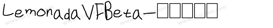 LemonadaVFBeta字体转换
