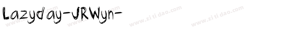 Lazyday-JRWyn字体转换