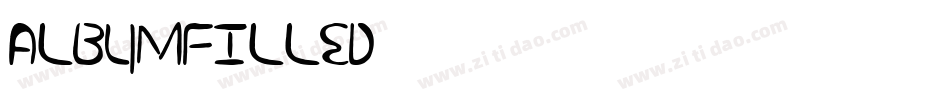 AlbumFilled字体转换